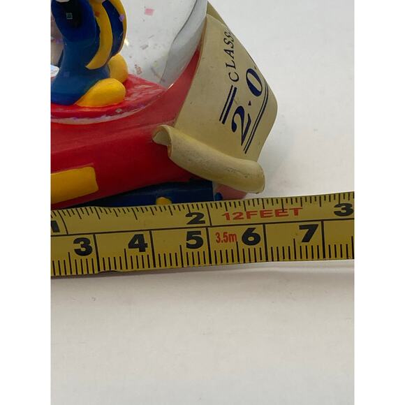 Vintage Disney Mickey Mouse Snow Globe Class of 2001 Cap Gown 2.75 Inch Tall - Picture 9 of 9